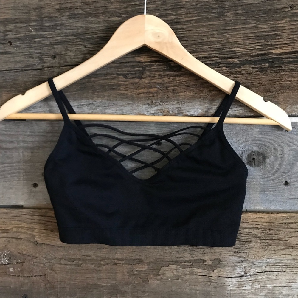 Criss cross bralette
